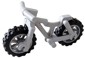 Mountain Bike Cinza Clara