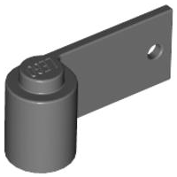 Porta 1x3x1 direita Cinza Escura