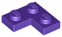 Placa de Canto 2x2 Dark Purple
