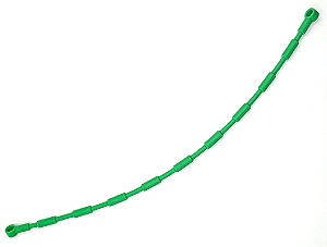 Mangueira flexível 21L com 2 extremidades de conector e barras de escalada na corda Verde Brilhante