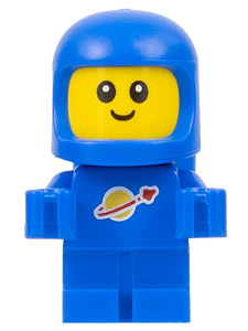 Minifigura Lego City - Bebê Espacial Azul