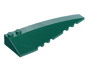 Cunha 10x3 Direita com Inclinação Verde Escura