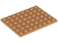 Placa 6x8 Medium Nougat