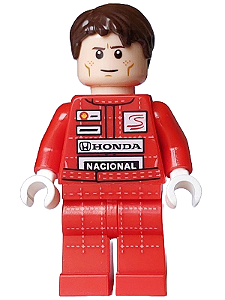 Minifigura Lego City - Ayrton Senna