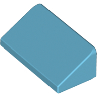 Placa Inclinada 30 1x2x 2/3 Medium Azure