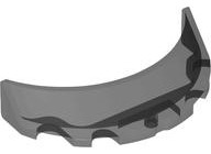 Para-brisa 3x6x1 curvado Translúcido Escuro