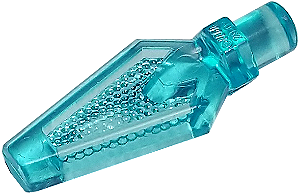 Ponta de Lança Translúcida Azul Clara