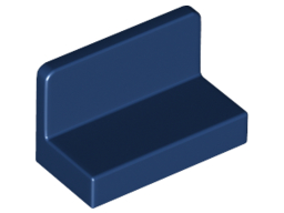 Painel 1x2x1 com cantos arredondados Azul Escuro
