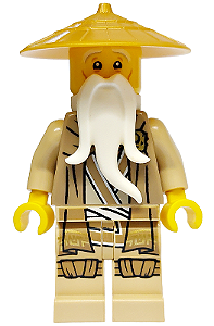 Minifigura Lego Ninjago - Wu Sensei - Dragons Rising