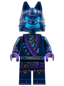 Minifigura Lego Ninjago - Guerreiro Máscara de Lobo
