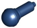 Microfone Azul Escuro