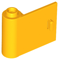 Porta 1x3x2 esquerda Laranja Brilhante