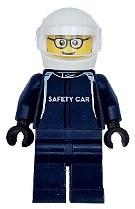 Minifigura Lego City - Piloto Aston Martin Vantage Safety Car