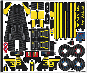 Cartela de Adesivo Set 42151