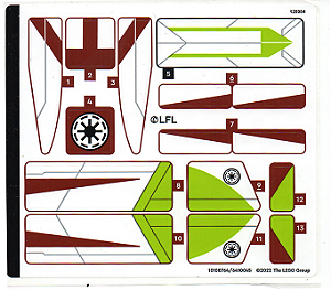 Cartela de Adesivo Set 75333