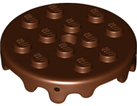 Cobertura para bolo 4x4 Marrom