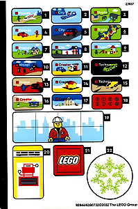 Cartela de Adesivo Set 40528