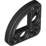 Viga 3x3 L-Shape com Elipse de um Quarto Fina Preta