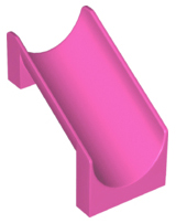 Escorregador 4x6x6 Reto Rosa Escuro