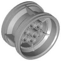 Roda Lego 43.2mm D. x 26mm com 6 Furos Cinza Clara