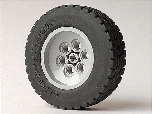 Roda / Pneu - 62.4 x 20 (86652 / 32019) (01 unidade de roda + 01 unidade Pneu))