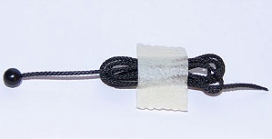 Corda com Bola de Reboque na Extremidade (63L no geral) Preta