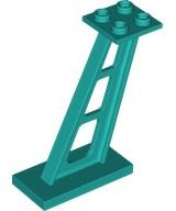 Suporte 2x4x5 Poste Inclinado Dark Turquoise