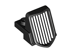 Grade 1 x 2 x 2 2/3 Inclinada Preta