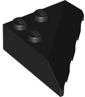 Cunha 4 x 4 (Inclinação 45 Canto) Preta