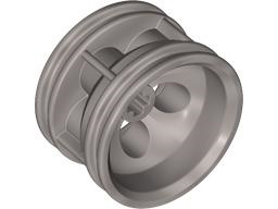 Roda 30,4 mm D. x 20 mm com 5 furos Flat Silver