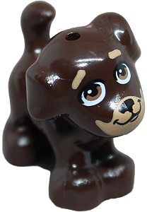 Cachorro Filhote Marrom Escuro