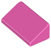 Placa Inclinada 30 1x2x 2/3 Rosa Escura
