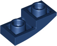 Inclinação Curva 2x1 1x2 Invertida Azul Escura