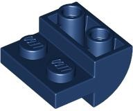 Inclinação Curva 2x2 Invertida Azul Escura