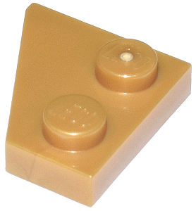 Placa 2x2 Direita Dourado Perolado
