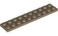 Placa 2x10 Bege Escuro