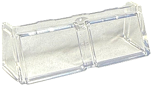 Vidro para Para-brisa de Trem 2x6x2 Translúcido