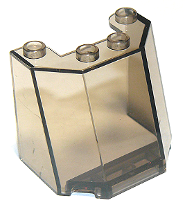 Para-brisa 3x4x3 Translúcido Escuro