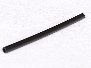 Mangueira rígida 3 mm D. 8L / 6,4 cm Preta
