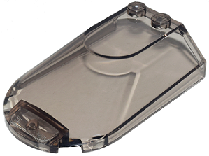 Para-brisa 6x4x1 1/3 Canopy com Laterais Inclinadas Translúcido Escuro