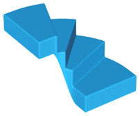 Escada 6x6x4 Curva Dark Azure