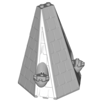 Telhado da Torre 6x8x9 Cinza Claro