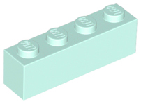 Tijolo 1x4 Light Aqua