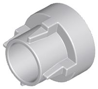 Extensão de Anel Cinza Claro