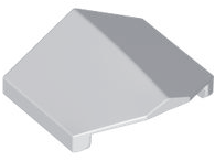 Inclinação Curva 33 2x2 Dupla Invertida Cinza Clara