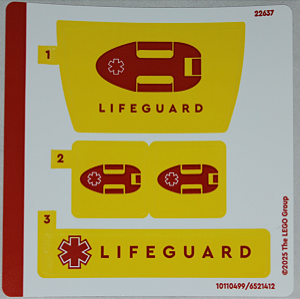 Cartela de Adesivo do Set 60453