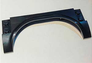 Para-Lamas 10x4x2/3 com Arco Horizontal Curvo Preto