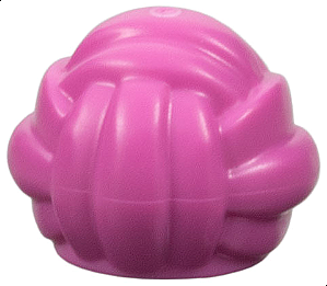 Bola de Lã Rosa Escura