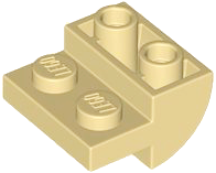 Inclinação Curva 2x2 Invertida Bege