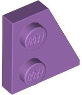 Placa 2x2 Direita Medium Lavender